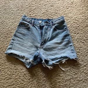 high waisted mom jean shorts